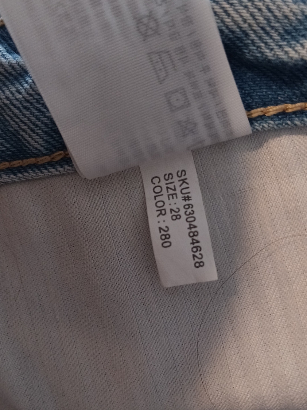 Abercrombie & Fitch Annie Light Blue Distressed Denim Cutoff High Rise  Shorts 6 - Picture 4 of 6